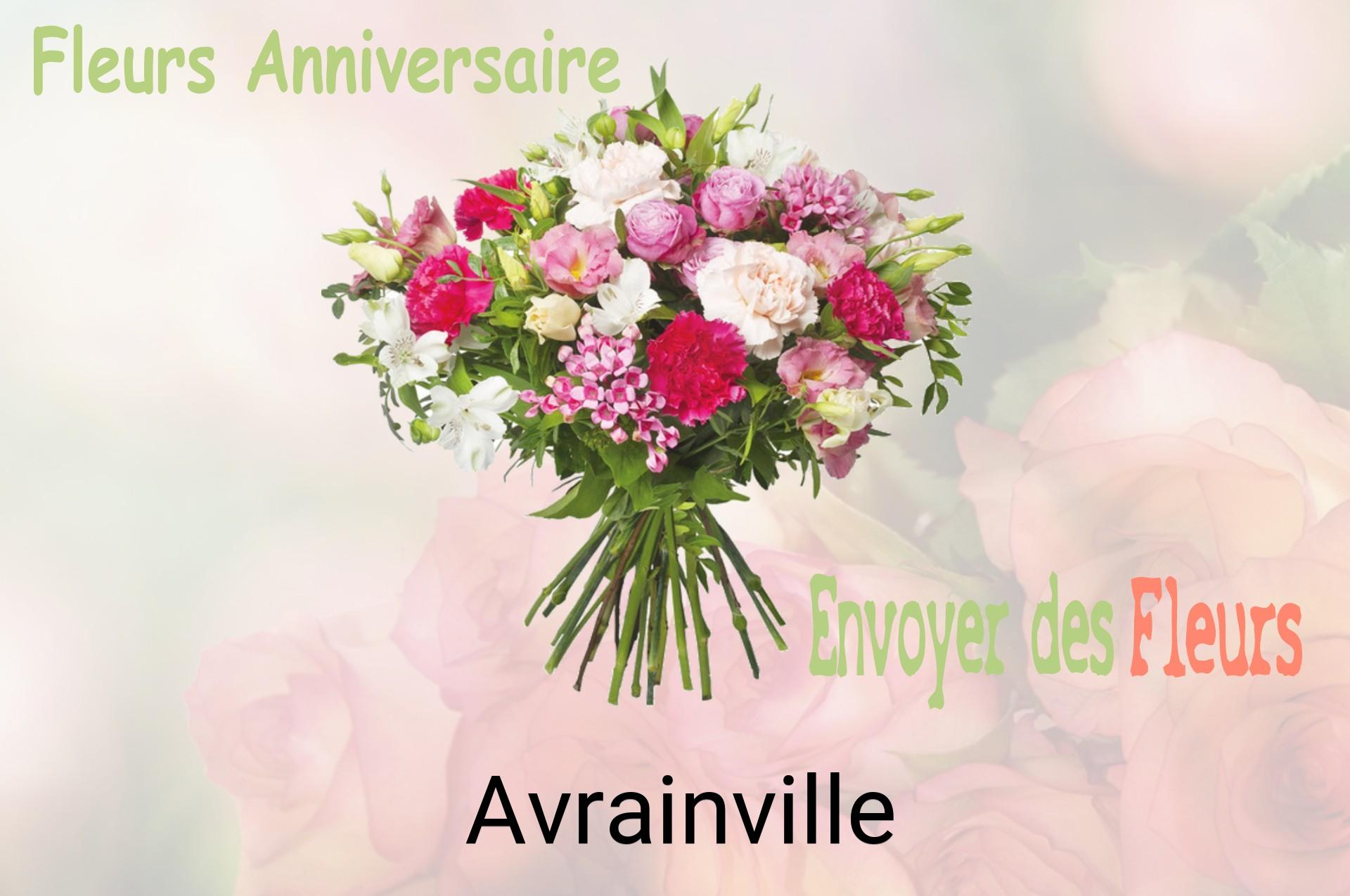 Bouquet de fleurs d’anniversaire livré à Avrainville