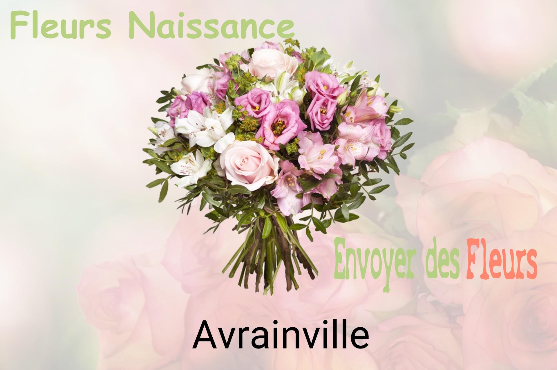 Bouquet de fleurs de naissance livré à Avrainville