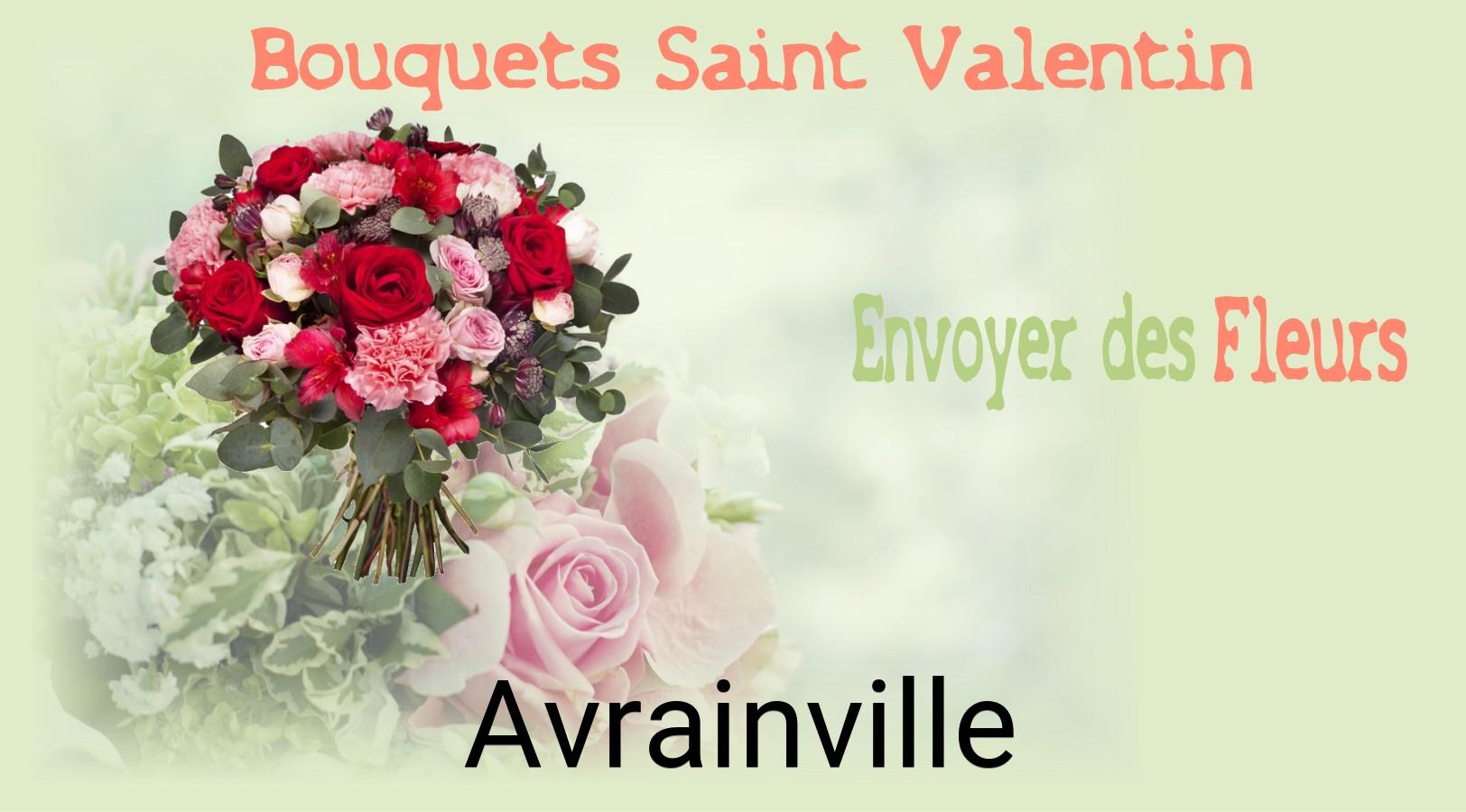 Roses de Saint-Valentin livrées à Avrainville
